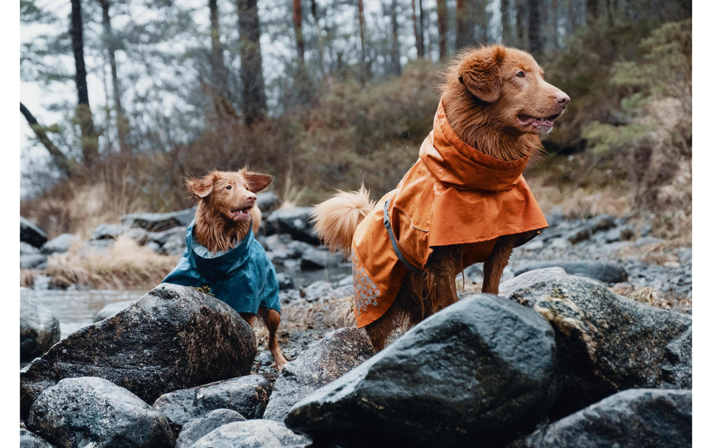 HURTTA Monsoon raincoat orange